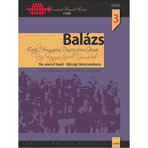 Early Hungarian Dances Score/Parts Concert Band 3.5 