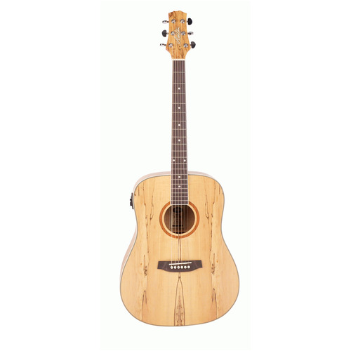 Ashton D26EQ SPM Acoustic Guitar w/ Pickup (Spalted Maple)