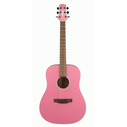 Ashton SPD30 GUV Acoustic Guitar with Gig Bag - Pink Guava