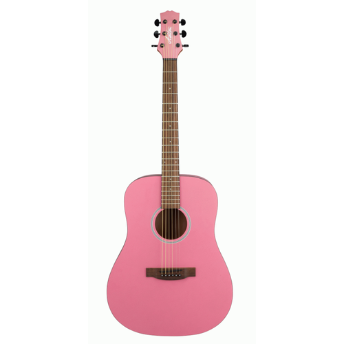 Ashton SPD30 GUV Acoustic Guitar Pink Guava with Gig Bag