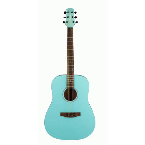 Ashton SPD30 TRP Acoustic Guitar with Gig Bag - Tropical Aqua
