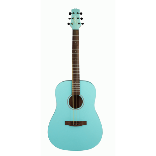 Ashton SPD30 TRP Acoustic Guitar with Gig Bag - Tropical Aqua