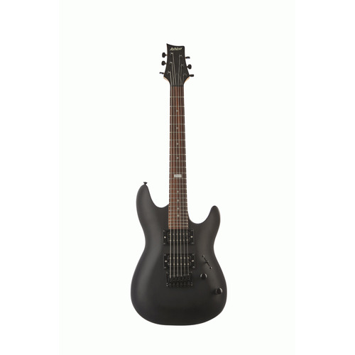 Ashton Joey Backstage BKM Mini Electric Guitar (Black Matte)