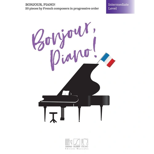 Bonjour Piano Intermediate Level - Five Volume Series for Piano Students