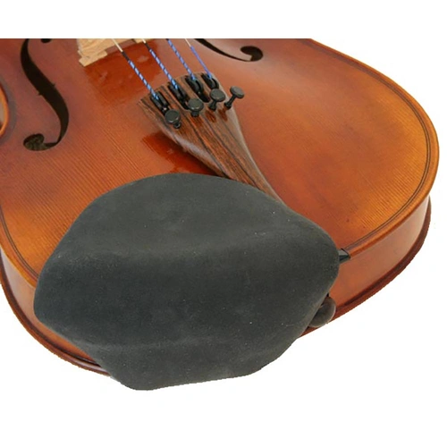 Violin Chinrest Cover Strad-Pad Black Large - Reduces Irritation, Washable, Made in USA