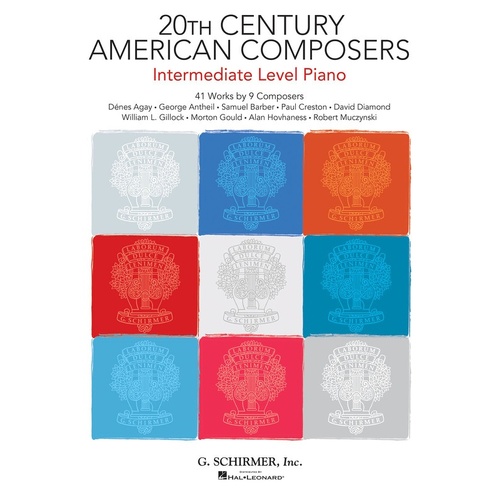 20th Century American Composers Piano Intermediate (Softcover Book)