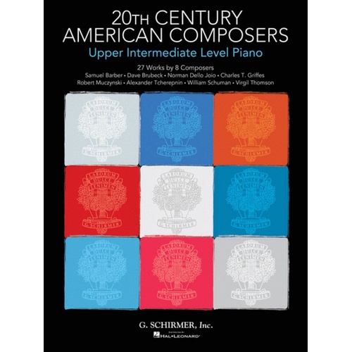 20th Century American Composers Upper Inter Piano (Softcover Book)