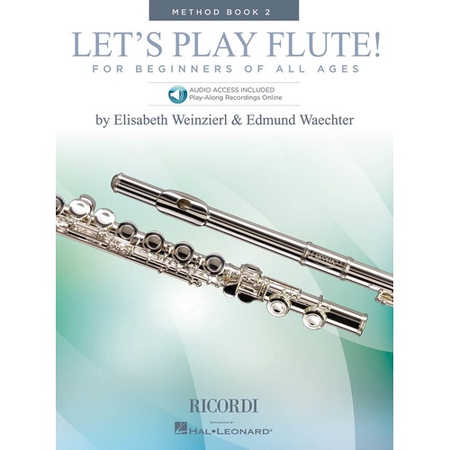 Lets Play Flute Method Book 2/Online Audio (Softcover Book/Online Audio)