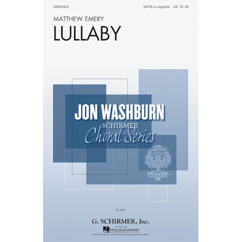 Lullaby SATB A Cappella