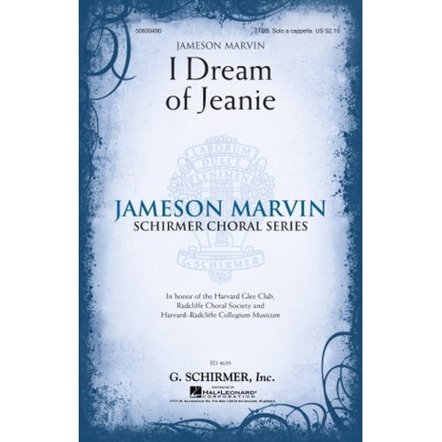 I Dream Of Jeanie Ttbb A Cappella