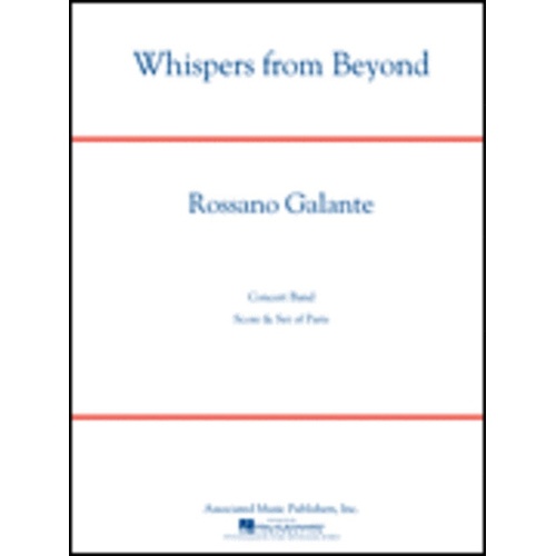 Schirmer - Whispers From Beyond Concert Band 3 Score/Parts