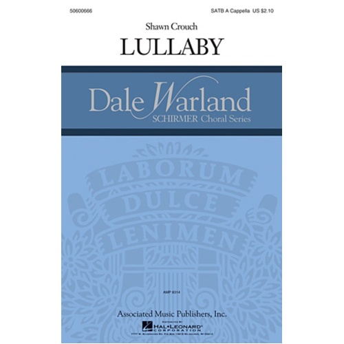 Lullaby SATB A Cappella