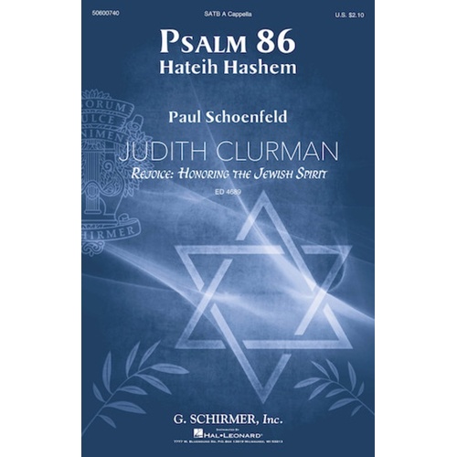 Psalm 86 SATB A Cappella