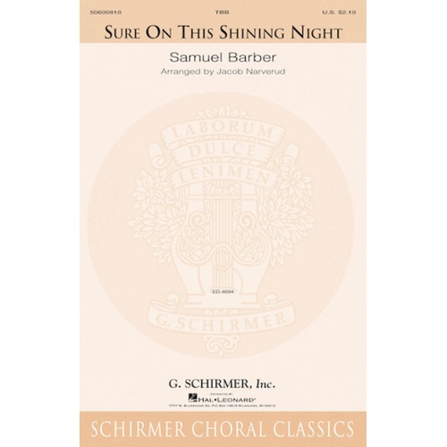 Sure On This Shining Night TTB