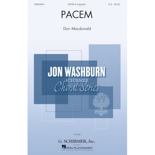 Pacem SATB A Cappella