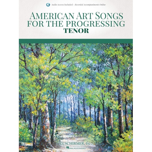 AMERICAN ART SONGS PROGRESSING TENOR Book/Online Audio