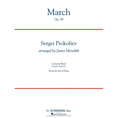 Prokofiev - March Op. 99 for Advanced Ensembles Arranged by Meredith