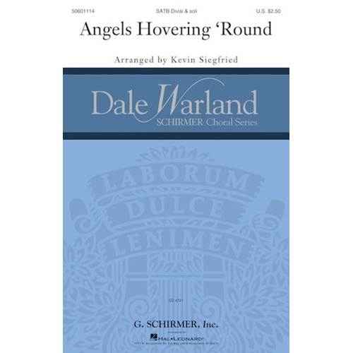 Angels Hovering Round SATB Divisi/Soli