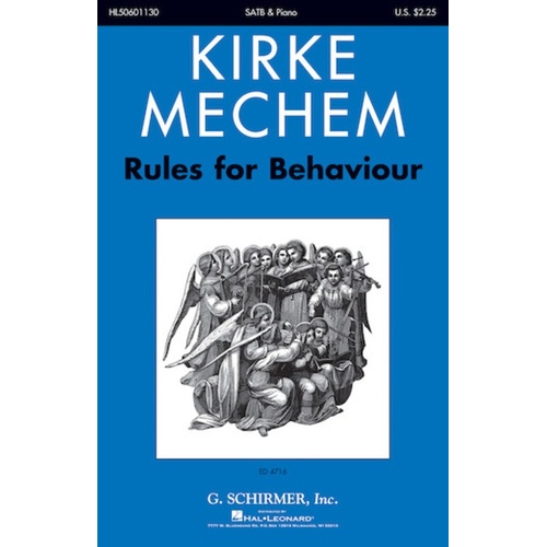 Rules For Behaviour 1787 SATB