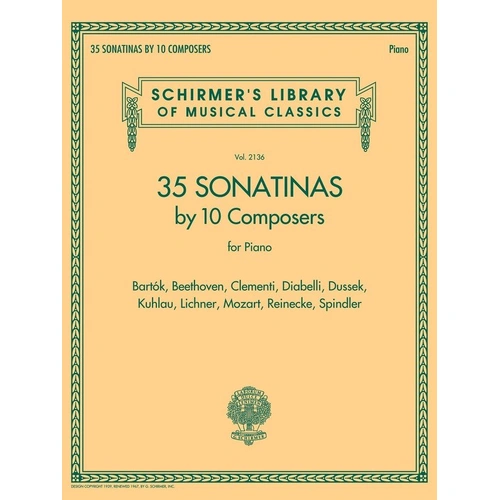 35 Sonatinas by 10 Composers for Piano - G. Schirmer