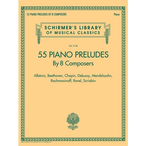 55 Piano Preludes By 8 Composers