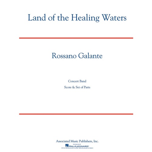 Land Of The Healing Waters Concert Band 4 Score/Parts