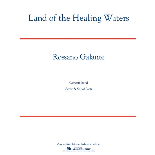 Land Of The Healing Waters Concert Band 4 Score/Parts