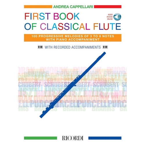 First Book of Classical Flute by Ricordi - 100 Melodies for Beginners with Online Audio Access