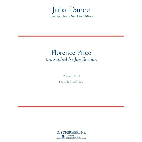 Juba Dance from Symphony No. 1 in E Minor by Florence Price - Band Transcription