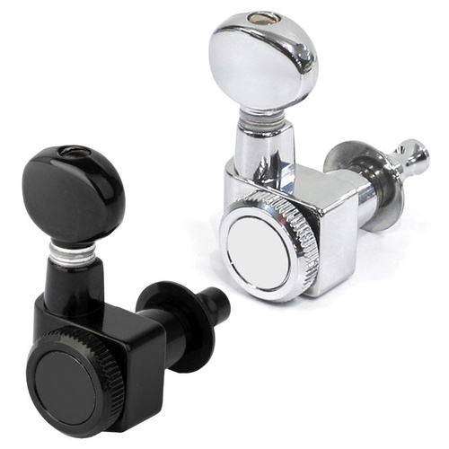 Eagle Acoustic Electric Locking Machine Heads 6-in-Line Black