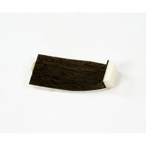 Violin Bow Tip with Bone and Ebony Lining - 27mm Length, 11.5mm Width, Made in Germany