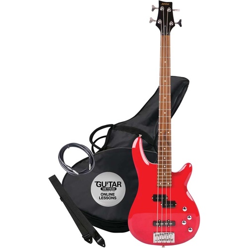Ashton AB4TRD Bass Guitar Only RED