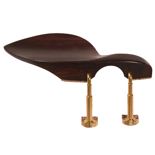 Wolf Guarneri Rosewood Chinrest with Nickelplated Feet for Violin and Viola