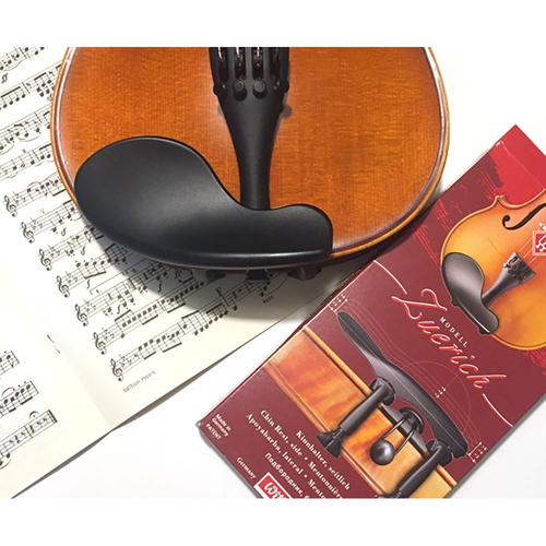 Wittner Zuerich Violin Chinrest 1/2-1/4, Antiallergic, Anatomically Designed, High-Tech Composite, Easy Fitting, Includes Screwdriver