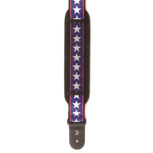 50MM Strap-Stars and Stripes w/ Pad