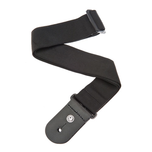 Planet Waves Woven Guitar Strap, Black Tube