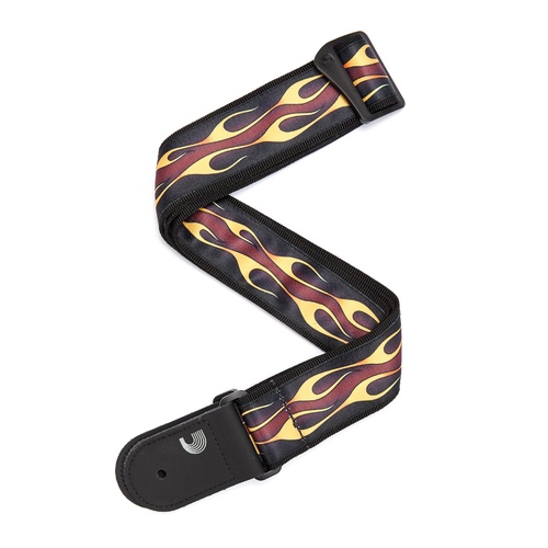 50mm Hot Rod Flame, Red