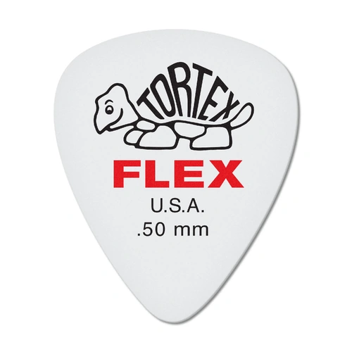Jim Dunlop .50 Tortex Flex Standard Guitar Pick  (Single)