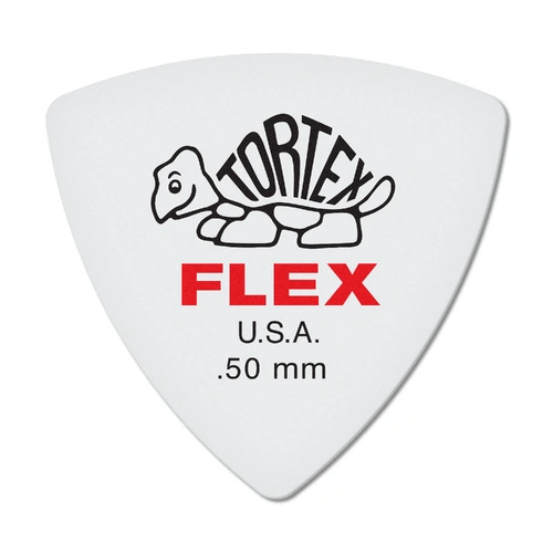 Jim Dunlop .50 Tortex Flex Triangle Guitar Pick (Single)