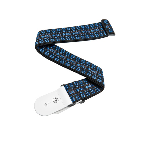 Planet Waves Woven Guitar Strap, Hootenanny Blue/Black