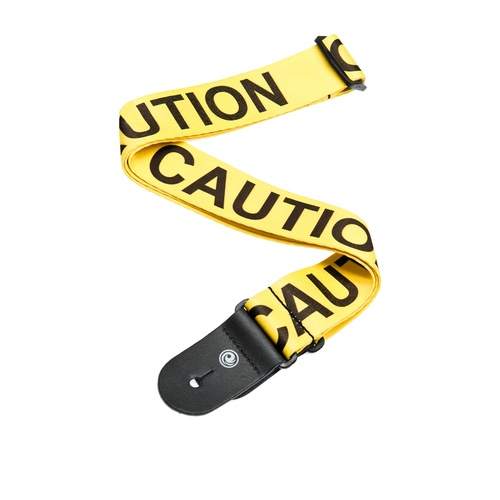 Planet Waves Woven Guitar Strap, Caution