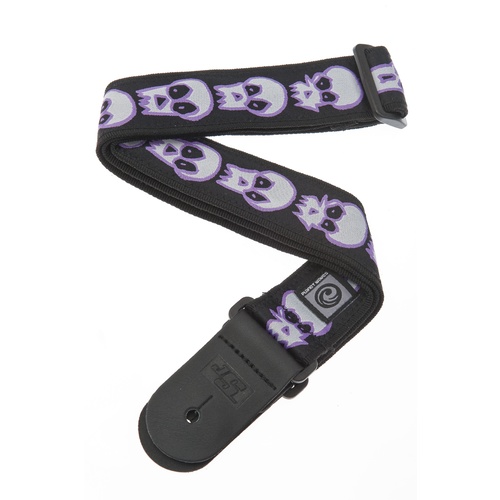 Planet Waves Joe Satriani Guitar Strap, Skulls