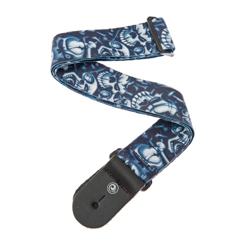 Planet Waves Lethal Threat Guitar Strap, Skull Pie