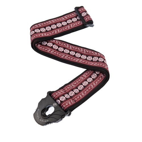 Planet Waves Planet Lock Guitar Strap, Henna