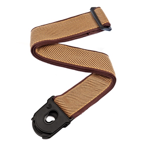 Planet Waves Planet Lock Guitar Strap, Tweed