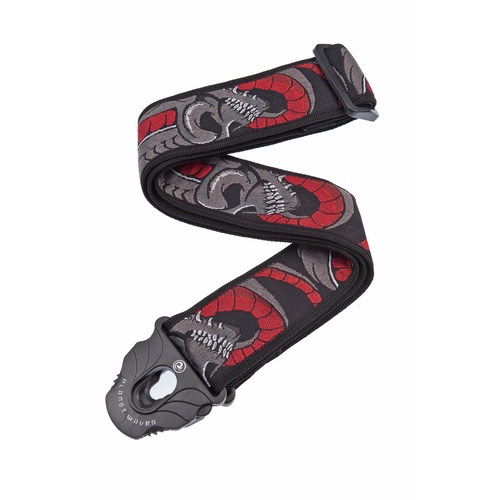 Planet Waves Planet Lock Guitar Strap, Cranium