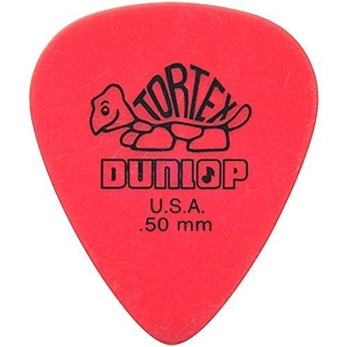 10 x Jim Dunlop Tortex Standard Red 0.50mm Guitar Picks / Plectrums NEW