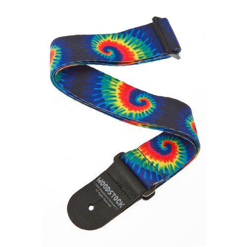 Planet Waves Woodstock Guitar Strap, Tie Dye