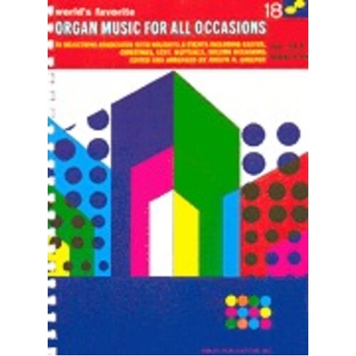 Organ Music For All Occasions Wfs18 (Softcover Book)