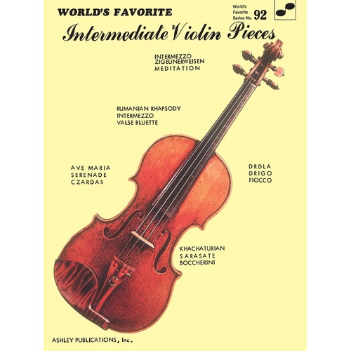 Intermediate Violin Pieces Wfs92 (Softcover Book)